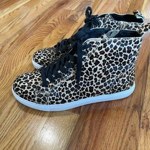 Leopard high tops